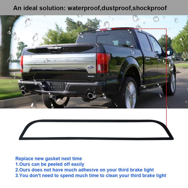 MOFORKIT 3rd Third Brake Light Seal Gasket Compatible with Ford F150 2015 to 2020, F250 F350 Super Duty 2017 to 2022, Maverick 2022 to 2025 Rear Cab High Mount Stop Lamp - Image 4
